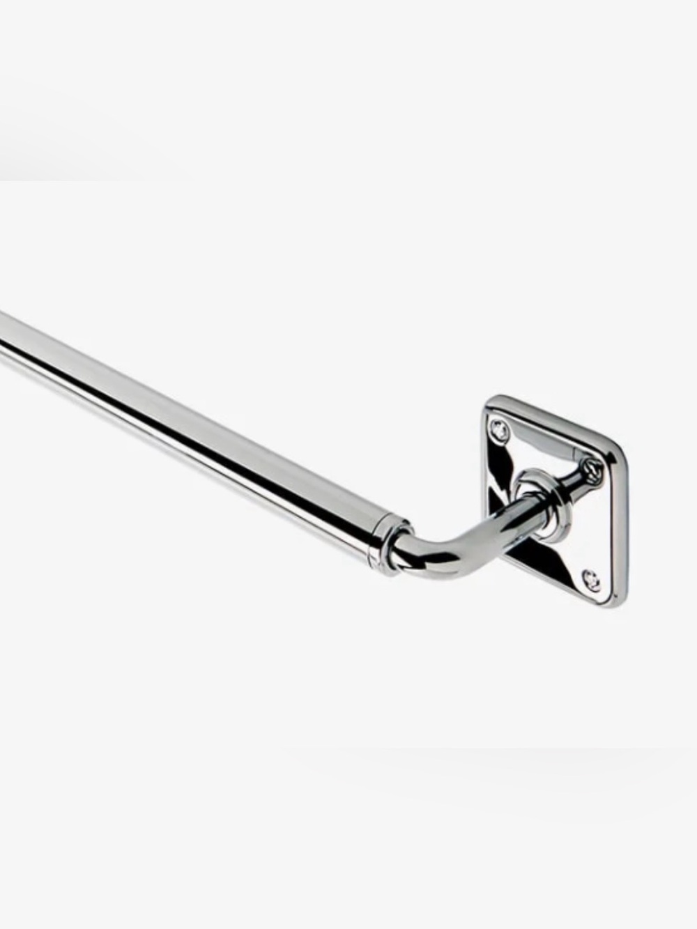 Waterworks Ludlow Single Towel Bar - Polished Nickel